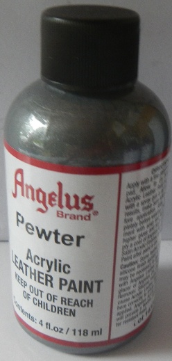 Angelus Acrylic Paint Pewter 118ml